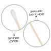ABOOFAN 100pcs Cotton Swabs Pointed Tips Dual-Ended Wooden Stick Applicators for Makeup Removal Cleaning and Portable and Convenient for Go Use view 3