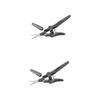 CALLARON 2pcs Eyebrow Scissors for Facial Hair Trimming Grooming Tool for Beards Nose Hair and Eyebrows Comfortable Handle Design for Precise Cuts view 1