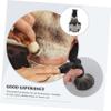 CALLARON 1set Male Shaving Brush with Foaming Bowl and Stand Manual Shaving Accessory for Barbers Salons Home Use for Special Occasions view 3