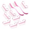 Happyyami 1set Nail Brushes Cleaning Tool Kit for Manicure and Pedicure Includes and Dust Brushes Random Colors Ergonomic Handle Grip for Easy Use view 1