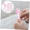 Happyyami 1set Nail Brushes Cleaning Tool Kit for Manicure and Pedicure Includes and Dust Brushes Random Colors Ergonomic Handle Grip for Easy Use view 2