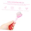 Happyyami 1set Nail Brushes Cleaning Tool Kit for Manicure and Pedicure Includes and Dust Brushes Random Colors Ergonomic Handle Grip for Easy Use view 3