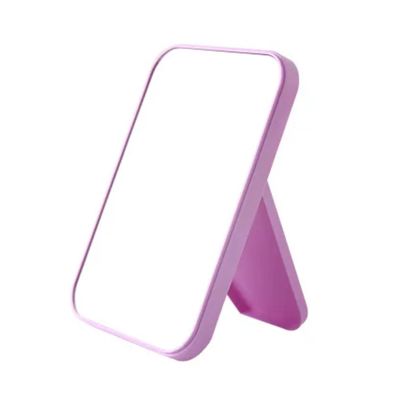 WTYBRMYO SHBHWS Make-Up Mirror Desktop Folding Portable Makeup Mirror Student Dormitory Desktop Small Mirror Female Dressing Mirror with Princess Mirror Make Up Mirror Travel(Color03)