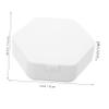 DECHOUS Jewelry Organizer Case Mirror Portable Makeup Storage Box for Earrings Necklaces Stylish and Compact Travel Jewelry Case for Girls and Women view 4