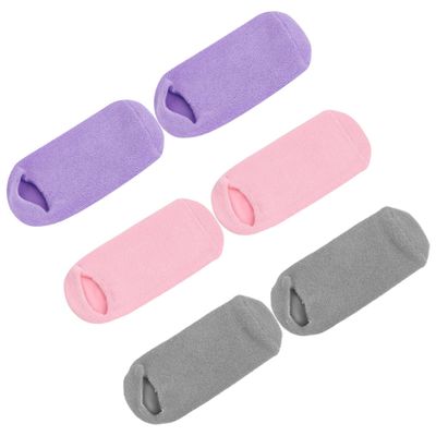 FOMIYES 3pairs Slip Thermal Socks for Women Compression Socks for Dry Feet Moisturizing Spa Use