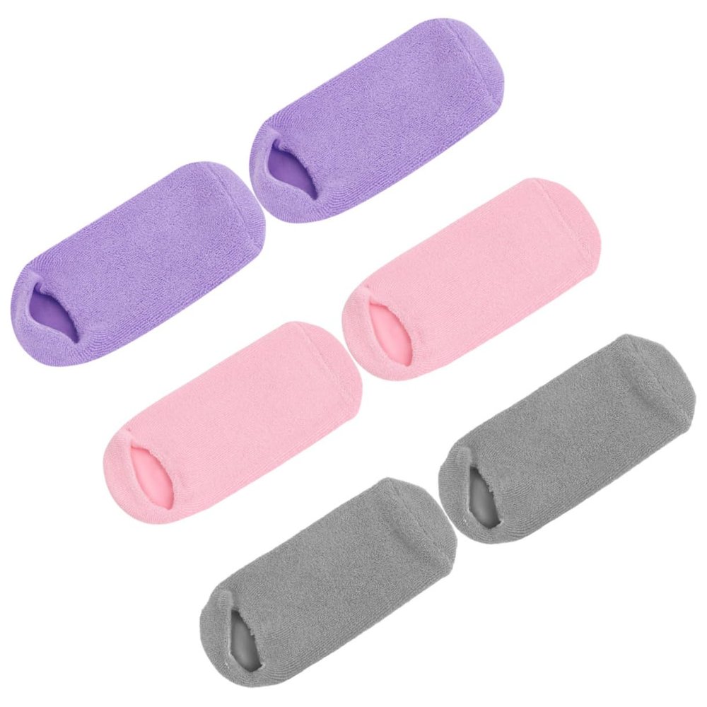 FOMIYES 3pairs Slip Thermal Socks for Women Compression Socks for Dry Feet Moisturizing Spa Use
