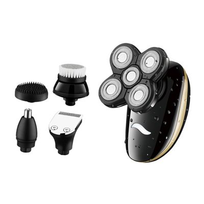 Beaupretty Multi-Function Electric Razor Beard Trimmer Rechargeable Washable Wet Dry for Men