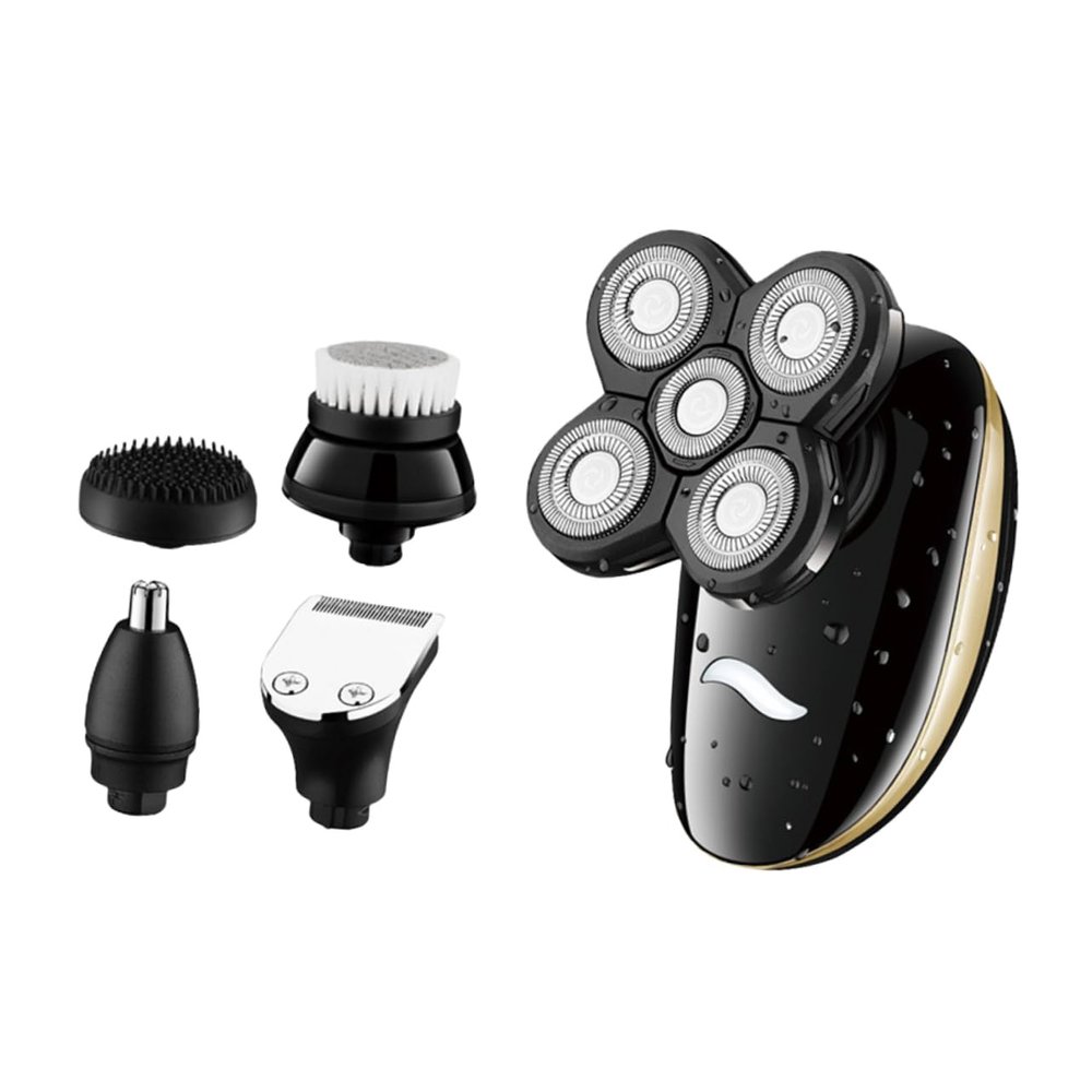 Beaupretty Multi-Function Electric Razor Beard Trimmer Rechargeable Washable Wet Dry for Men