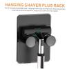 PRETYZOOM 6pcs Self-Adhesive Razor -Mounted Shaver Holder for Bathroom Hook for Organizing Shaving Tools Black White view 3
