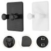PRETYZOOM 6pcs Self-Adhesive Razor -Mounted Shaver Holder for Bathroom Hook for Organizing Shaving Tools Black White view 4