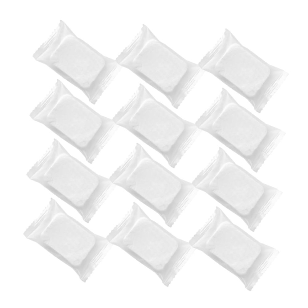 PACKOVE 1pack Compressed Facial Cleansing Pads Soft Non-Woven Makeup Remover Discs for Gentle Skin Care for Travel and Daily Use