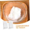 PACKOVE 1pack Compressed Facial Cleansing Pads Soft Non-Woven Makeup Remover Discs for Gentle Skin Care for Travel and Daily Use view 4