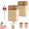 Ear Piercing Cleaning Kit, Cleaner Floss Kit, Disposable Aftercare Cleaner with 240pcs Ear Piercing Hole Cleaner Floss & 15ml Cleaning SolutionQuick and Easy Use for Travel and Home(Green-2pc) view 1