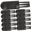 PartyKindom 100pcs Razor Trimmer Men Brush Cleaning Body Barbers Small Shaver Face Cleaner Facial Hair Razors Groom Shaving Removal Mini Spoon Portable Black view 1