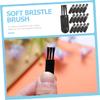 PartyKindom 100pcs Razor Trimmer Men Brush Cleaning Body Barbers Small Shaver Face Cleaner Facial Hair Razors Groom Shaving Removal Mini Spoon Portable Black view 4