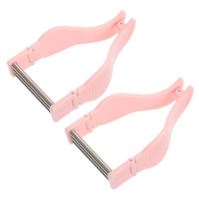 CALLARON 2pcs Facial Hair Remover Manual Epilator Tool for Women Gentle Hair Extraction for Portable Design for Travel Non-irritating