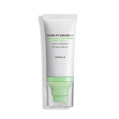 Centella Centella Sunscreen SPF50, Hydrating Non-Greasy Cream for Brightening Skin, 1.69 fl oz - Paraben Free Cruelty Free Formula for All Skin Types. (Green)