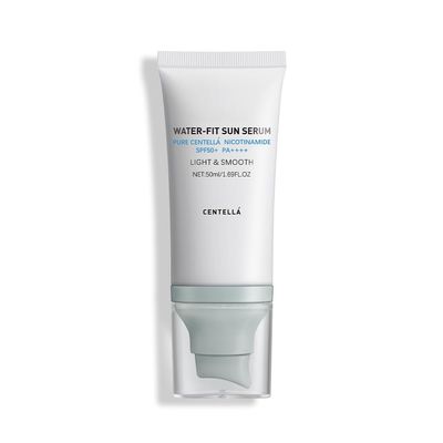 Centella Centella Sunscreen SPF50, Hydrating Non-Greasy Cream for Brightening Skin, 1.69 fl oz - Paraben Free Cruelty Free Formula for All Skin Types. (Blue)