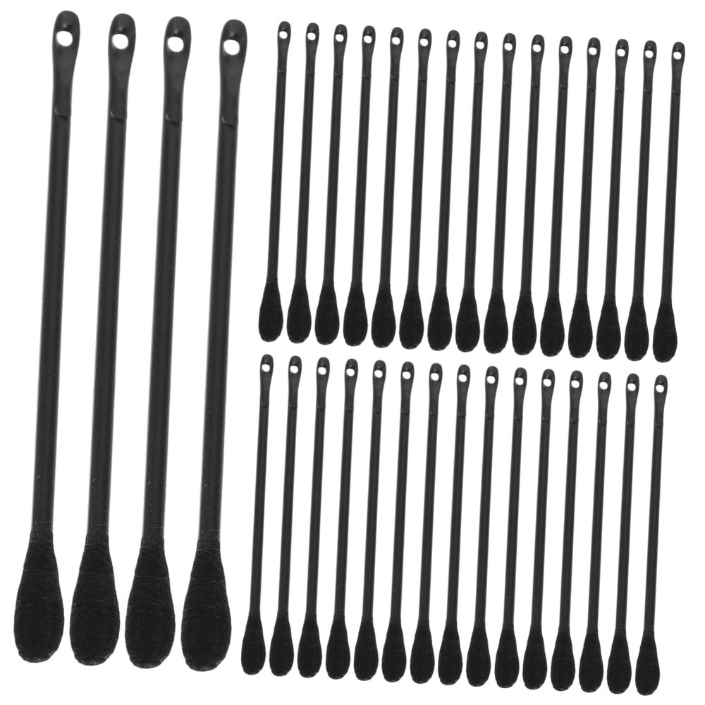 HAKIDZEL 100pcs Disposable Blackhead Removal Tool Double-ended Blackhead Extractor Deep Cleansing Facial Tool for Home and Pore Cleaning Cotton Swab Sticks