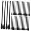 HAKIDZEL 100pcs Disposable Blackhead Removal Tool Double-ended Blackhead Extractor Deep Cleansing Facial Tool for Home and Pore Cleaning Cotton Swab Sticks view 1