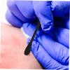 HAKIDZEL 100pcs Disposable Blackhead Removal Tool Double-ended Blackhead Extractor Deep Cleansing Facial Tool for Home and Pore Cleaning Cotton Swab Sticks view 4