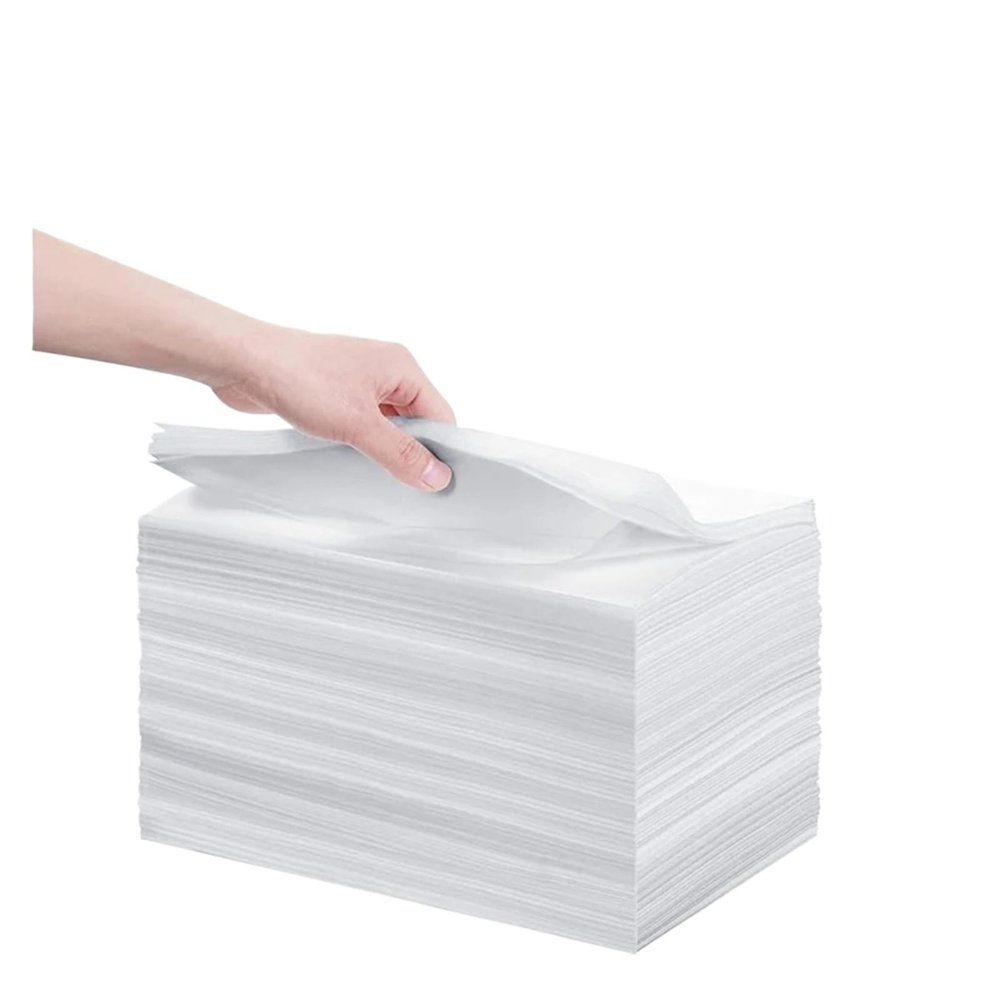 20PCS Disposable Bed Sheet Massage Table Sheet Disposable Spa Bed Sheet Waterproof Foldable Bed Sheet Professional Salon(White)