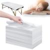 20PCS Disposable Bed Sheet Massage Table Sheet Disposable Spa Bed Sheet Waterproof Foldable Bed Sheet Professional Salon(White) view 2