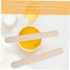 CALLARON Wooden Wax Sticks for Hair Removal Lightweight Waxing Rods Applicators for Areas Per Box Total view 2