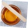 CALLARON Wooden Wax Sticks for Hair Removal Lightweight Waxing Rods Applicators for Areas Per Box Total view 3