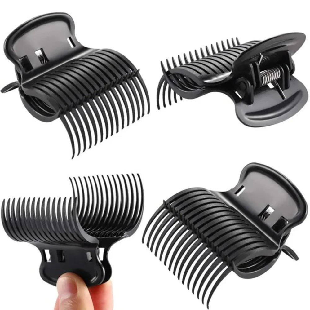 Hair Curler Clips - 12 Pcs Versatile Roller Clips for Effortless Curls and Waves