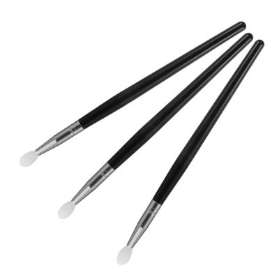 PartyKindom 3pcs Silicone Makeup Brushes Set for Eye Shadow and Lip Mask Application Versatile Tools for Professional and Home Use Easy to Clean for Makeup Enthusiasts