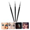 PartyKindom 3pcs Silicone Makeup Brushes Set for Eye Shadow and Lip Mask Application Versatile Tools for Professional and Home Use Easy to Clean for Makeup Enthusiasts view 2