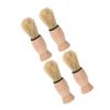 DEARMAMY 4pcs Barber Hair Brush Neck Duster for Men's Shaving Kit Beard Brush Facial Hair Tool for Wet Shave view 1