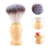 Baluue 1pc Wooden Handle Shaving Brush for Men Premium Beard Grooming Tool Soft for Travel-friendly Design for Daily Care and Cleaning view 2