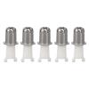 10pcs Portable Size Nose Hair Trimmer Head Accurate Shaving Clipper VaneWing Heads, Ideal Replacement Nose Hair Clipper Head for All Trimmers, Easy Cleaning Brush for Longer Service Life view 4