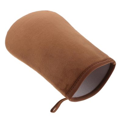 CALLARON Tanning Glove for Self Tanner Back Lotion Applicator Mitt Soft Flocked Glove for Even Lotion Spread