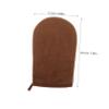 CALLARON Tanning Glove for Self Tanner Back Lotion Applicator Mitt Soft Flocked Glove for Even Lotion Spread view 3