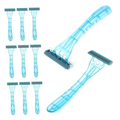 PENIKOKO 20pcs Disposable Razors Women Hair Remover Shave Single Blade Women Razor Face Body Hair Trimmer