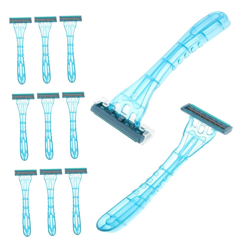 PENIKOKO 20pcs Disposable Razors Women Hair Remover Shave Single Blade Women Razor Face Body Hair Trimmer