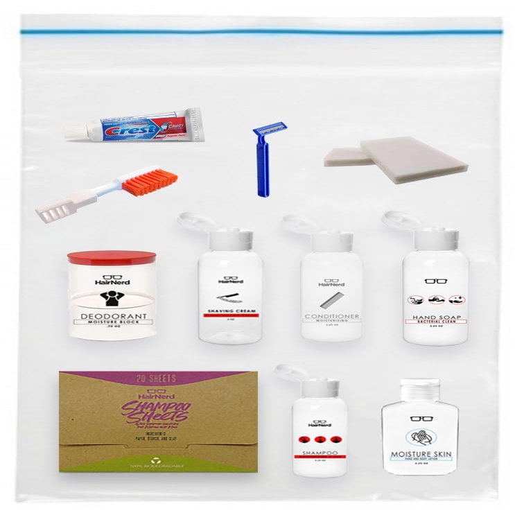 12 FreshStart Essentials a ClearCare Hygiene Kit: Veteran Owned 100% Made in The USA!