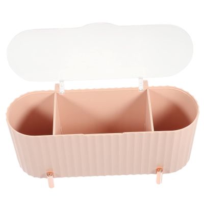 ASAKKURA Pad Holder Makeup Puff Storage Box Makeup Pad Organizer Case Compartment Cosmetic Storage Box