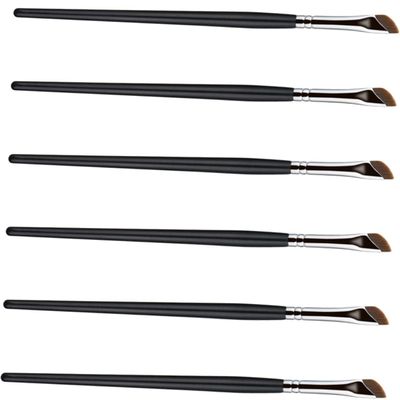 ARTSEWPLY 6pcs Makeup Brush Angled Eyeliner Eye Shadow Concealer Brushes for Women and Girls Sturdy Handles Easy to Clean for Professional Beginner Use