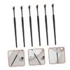 ARTSEWPLY 6pcs Makeup Brush Angled Eyeliner Eye Shadow Concealer Brushes for Women and Girls Sturdy Handles Easy to Clean for Professional Beginner Use view 4