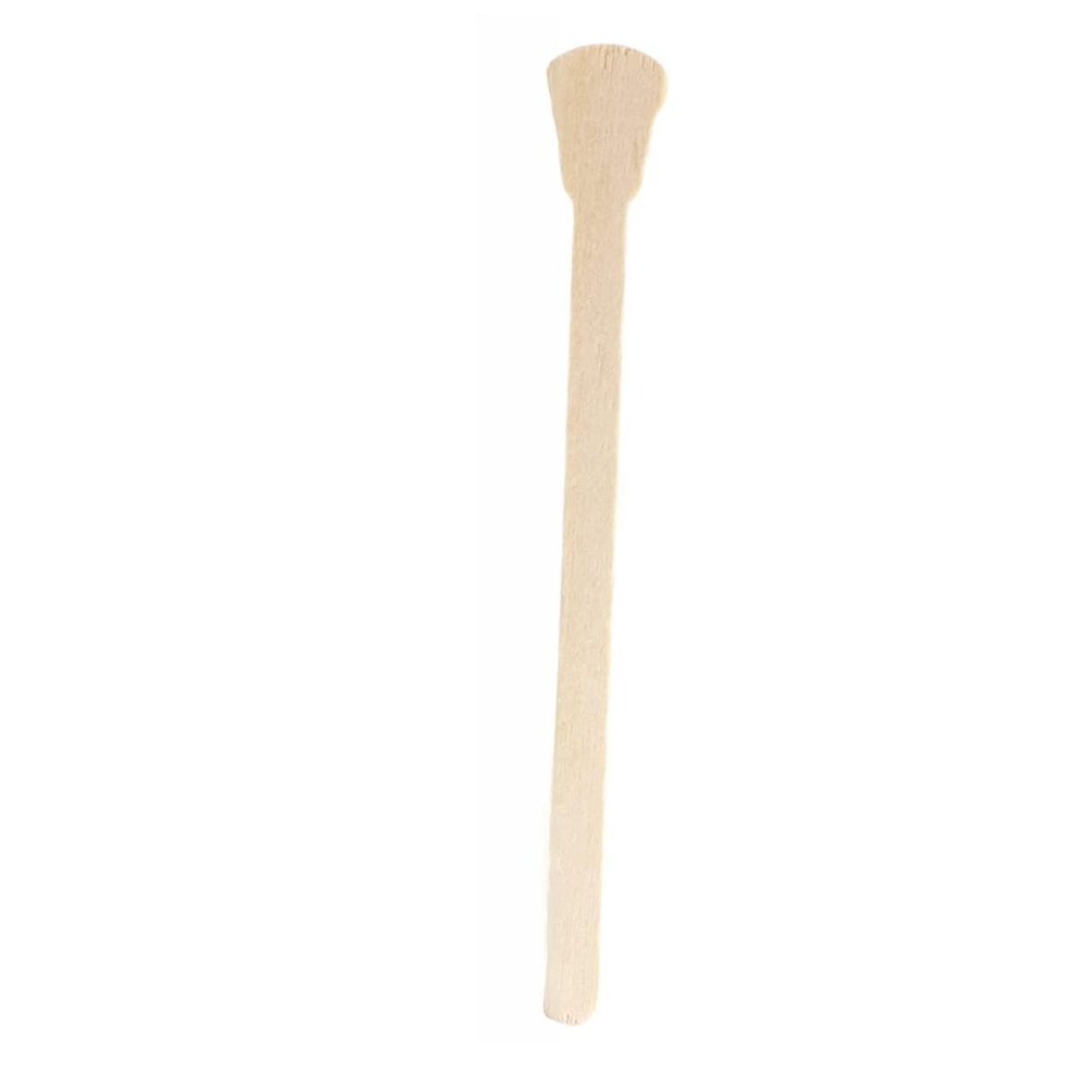 AUTSUPPL 200pcs Hair Removal Wax Applicator Stick Wooden Waxing Sticks Disposables Rounded Tips Odorless for Salon Home Use