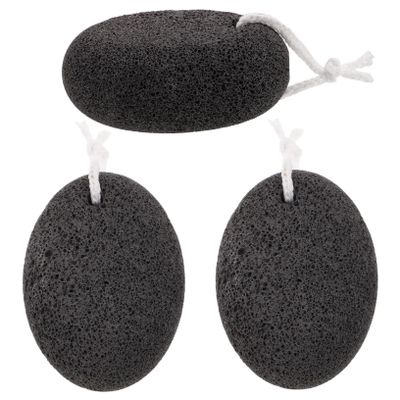 ARTSEWPLY 3pcs Natural Pumice Stone for Feet Exfoliation Dead Skin Removal Foot Scrubber Tool for Healthy Relaxed