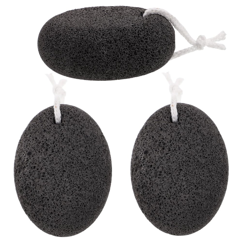 ARTSEWPLY 3pcs Natural Pumice Stone for Feet Exfoliation Dead Skin Removal Foot Scrubber Tool for Healthy Relaxed