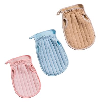 ARTSEWPLY Dual-Sided Bath Scrubber Mitts Set of 3 Comfortable Exfoliating Shower Cleaning Tools for Home Use Suitable for Skin Types
