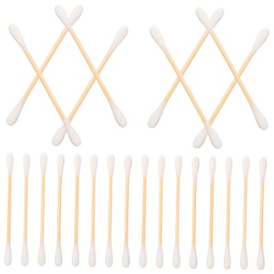 GALPADA 200pcs Cotton Swabs Applicators Bamboo Cotton Tips for Cleanliness Beauty Care and Makeup Removal