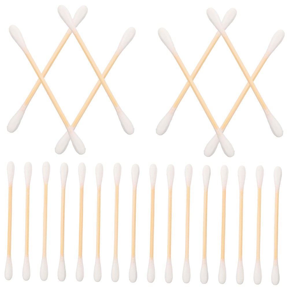 GALPADA 200pcs Cotton Swabs Applicators Bamboo Cotton Tips for Cleanliness Beauty Care and Makeup Removal