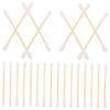 GALPADA 200pcs Cotton Swabs Applicators Bamboo Cotton Tips for Cleanliness Beauty Care and Makeup Removal view 1